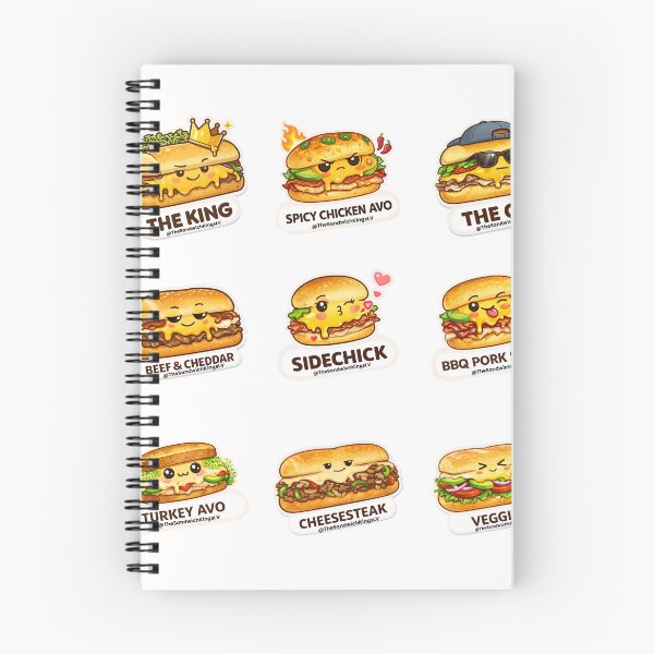 Item preview, Cute Kawaii Sandwich Sticker Collection | Deli Sandwich Characters Foodie Art designed and sold by Arismatica Design.