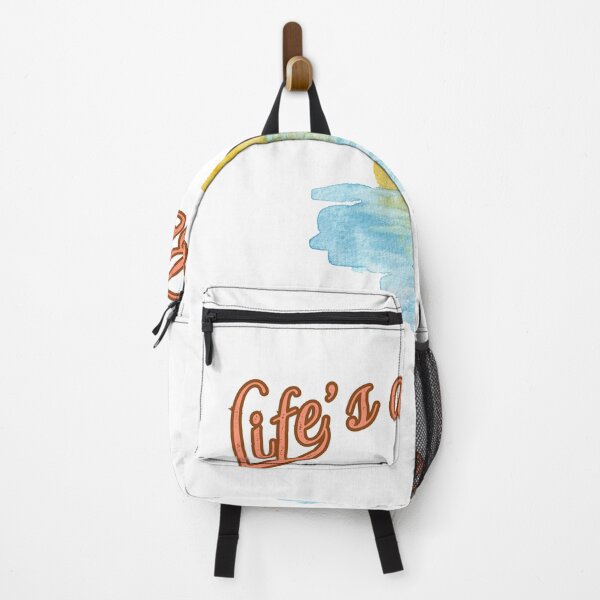 Item preview, Life's A Beach Cute Watercolor Summer Sunset Art designed and sold by mayacreations7.
