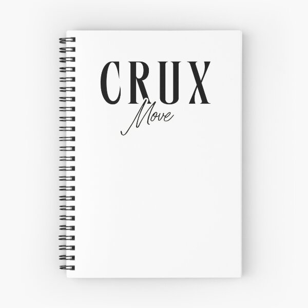 Item preview, Modern climbing lettering Crux Move for mountaineers designed and sold by Bouldershop.
