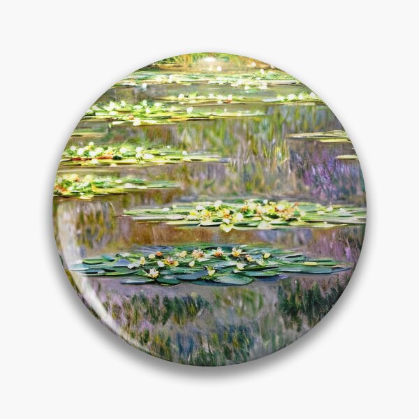 Item preview, Water Lilies: Impression of Reflections & Blossoming Surfaces (3) designed and sold by artdesignsnow.
