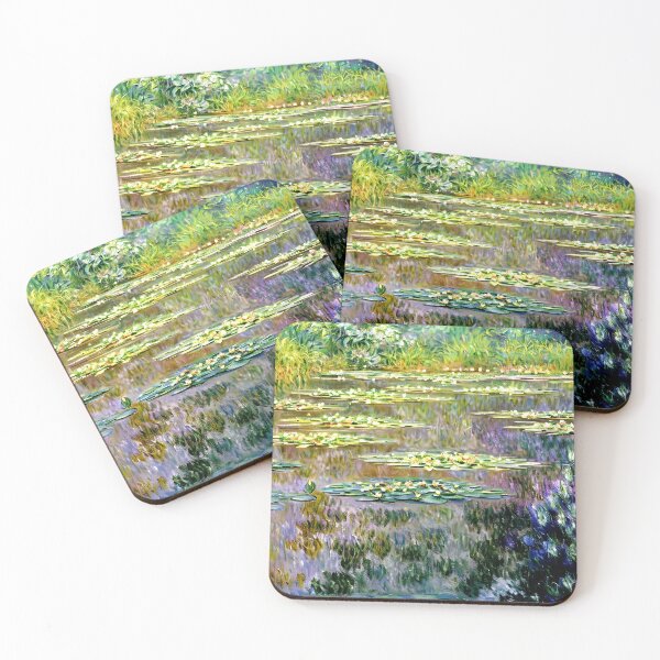 Item preview, Water Lilies: Impression of Reflections & Blossoming Surfaces (3) designed and sold by artdesignsnow.