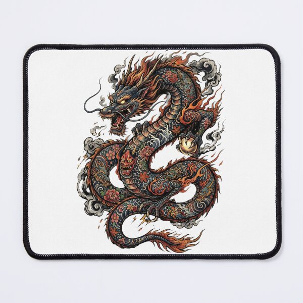 Item preview, Japanese Tattoo dragon design designed and sold by LOVEARTDESIGN.