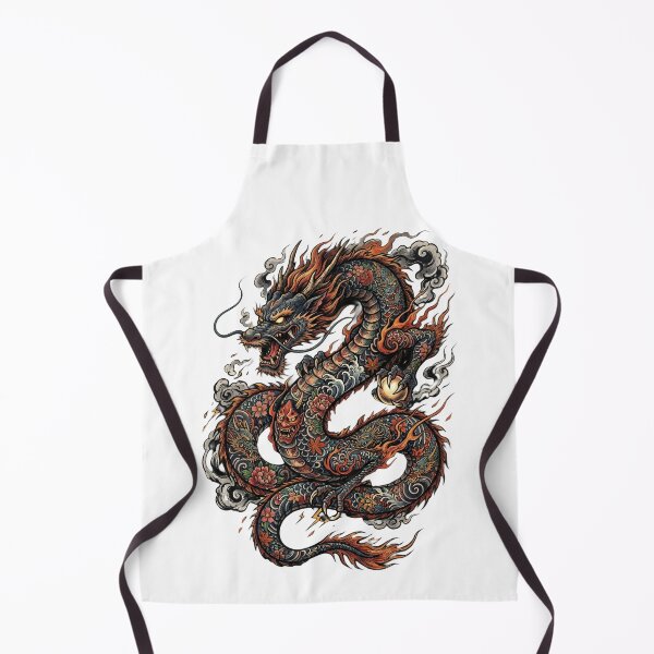 Item preview, Japanese Tattoo dragon design designed and sold by LOVEARTDESIGN.