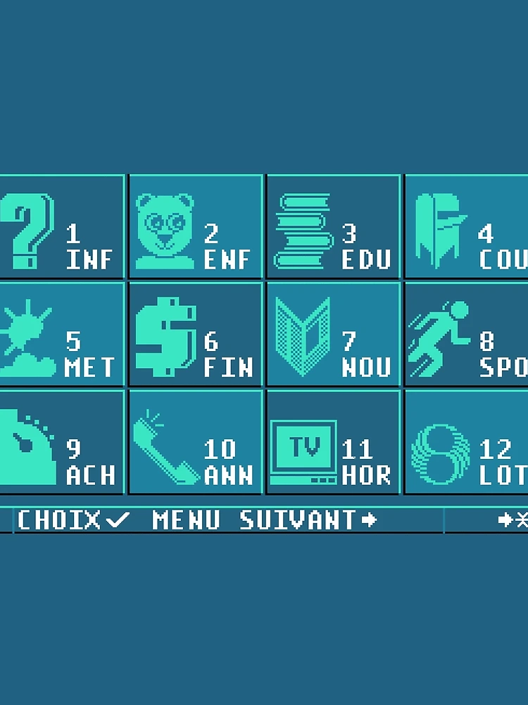 Thumbnail 3 of 3, Scarf, Videoway Menu designed and sold by The Nostalgia Vault.