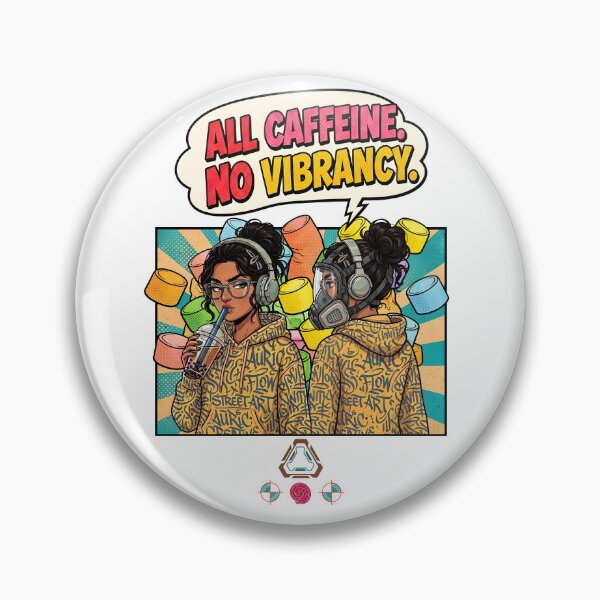 Item preview, Comic Energy: All Caffeine, No Vibrancy    designed and sold by m-yoga-store.