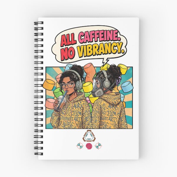 Item preview, Comic Energy: All Caffeine, No Vibrancy    designed and sold by Whimsy Trail Co.