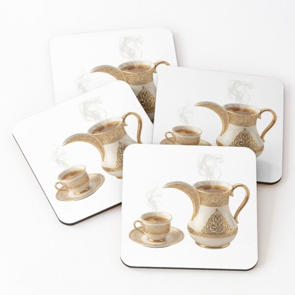 Item preview, Golden Elegance Arabic Coffee Photography designed and sold by BrewChef.
