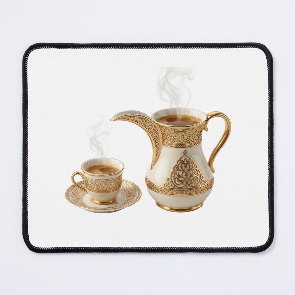 Item preview, Golden Elegance Arabic Coffee Photography designed and sold by BrewChef.