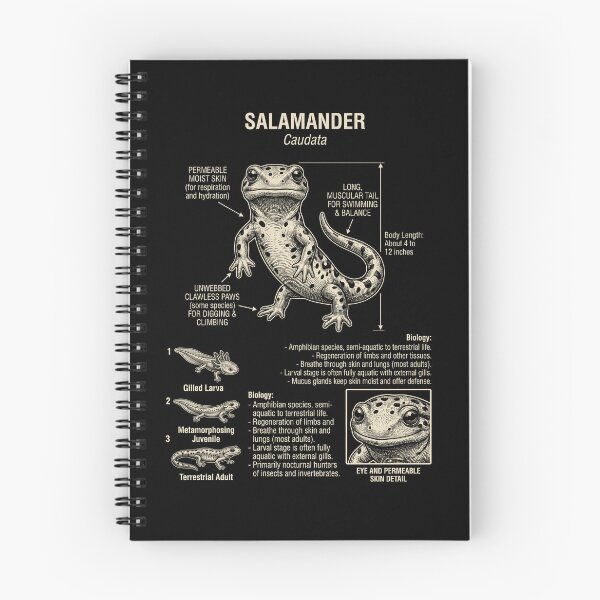 Item preview, Salamander Scientific Anatomy Biology Animal Lover designed and sold by Kimberley King Art  King Art.
