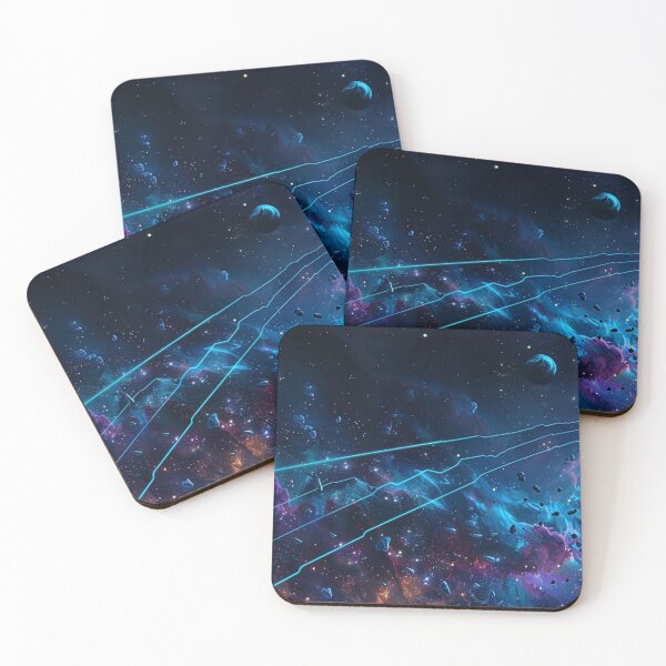 Item preview, Deep Space Exploding Planet Panoramic Gaming Desk Mat designed and sold by VectorForge.