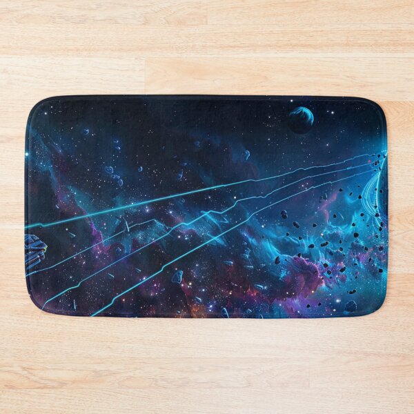 Item preview, Deep Space Exploding Planet Panoramic Gaming Desk Mat designed and sold by VectorForge.