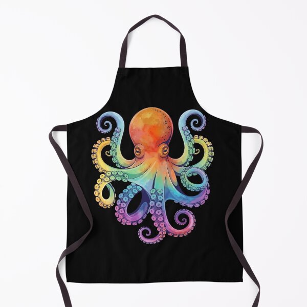 Item preview, Rainbow Octopus Sticker – Colorful Marine Life Shirt for Sea Life Lovers designed and sold by ZyxDes.