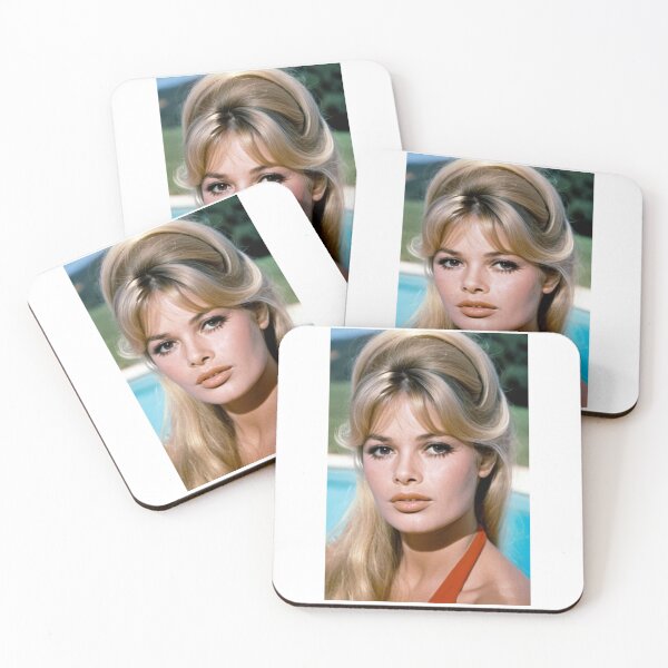 Item preview, Cinema - Great French Actress, Technicolor Portrait by the Pool of the 1960s designed and sold by Beat-It.