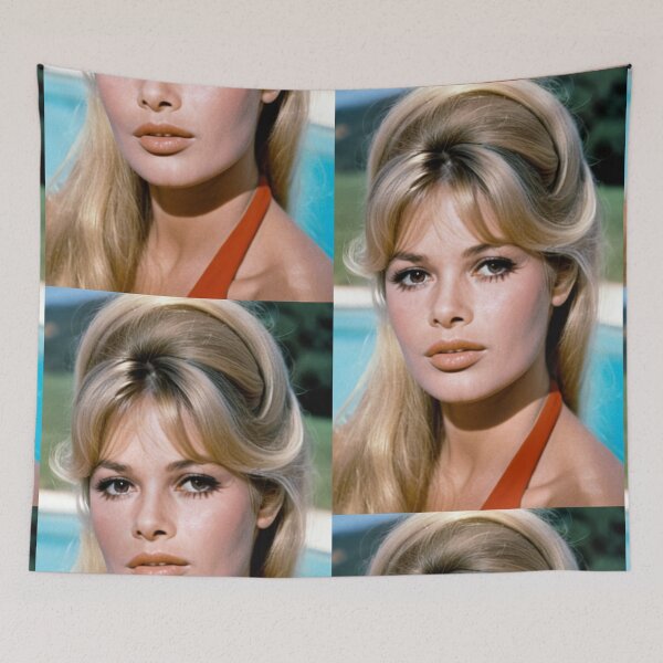 Item preview, Cinema - Great French Actress, Technicolor Portrait by the Pool of the 1960s designed and sold by Beat-It.