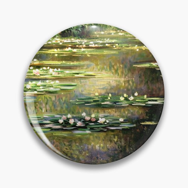 Item preview, Water Lilies: Impression of Reflections & Blossoming Surfaces (4) designed and sold by artdesignsnow.