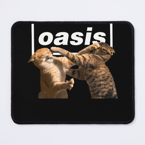 Item preview, Oasis Gallagher Kitties Meme Cats designed and sold by BrokeAndArtful.
