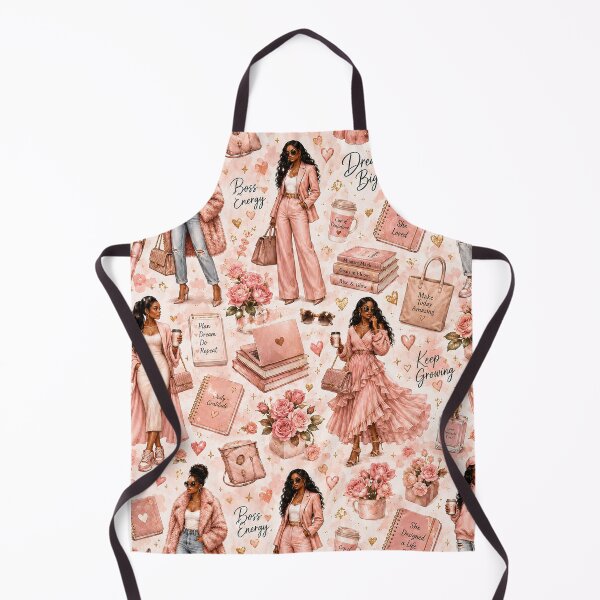 Artikelvorschau, Blush Black Girl Boss Pattern entworfen und verkauft von K3DreamKreations .