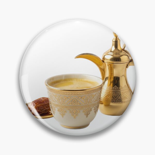 Item preview, Premium Traditional Arabian Coffee in Elegant Gold Cup designed and sold by BrewChef.