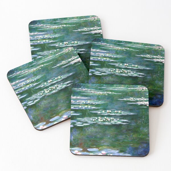 Item preview, Water Lilies: Impression of Reflections & Blossoming Surfaces (5) designed and sold by artdesignsnow.