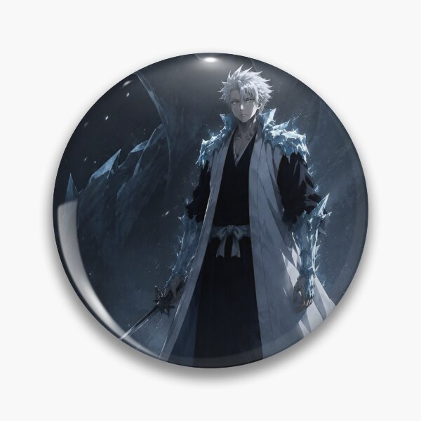 Item preview, Toshira | Ice Guardian Anime Warrior – Frost Blade Fantasy Aesthetic Art Print designed and sold by Dyan4.