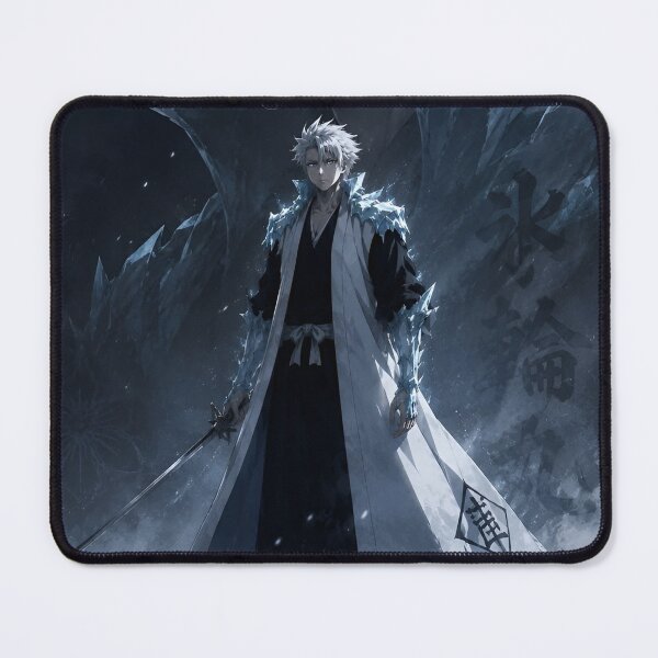Item preview, Toshira | Ice Guardian Anime Warrior – Frost Blade Fantasy Aesthetic Art Print designed and sold by Dyan4.