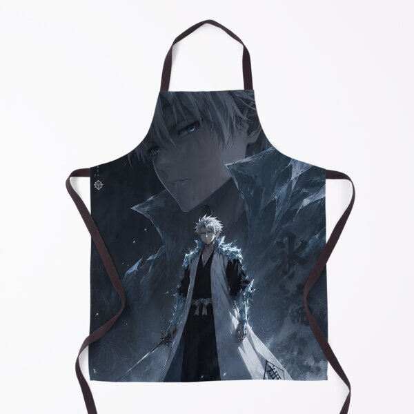 Item preview, Toshira | Ice Guardian Anime Warrior – Frost Blade Fantasy Aesthetic Art Print designed and sold by Dyan4.