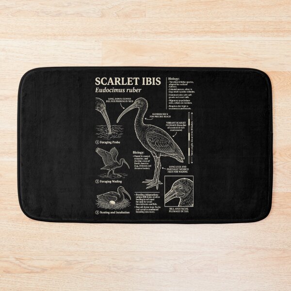 Item preview, Scarlet Ibis Scientific Anatomy Ornithology Animal Lover designed and sold by Kimberley King Art  King Art.
