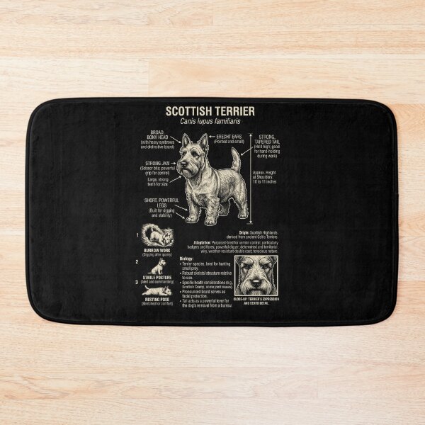 Item preview, Scottish Terrier Scientific Anatomy Biology Dog Lover designed and sold by Kimberley King Art  King Art.
