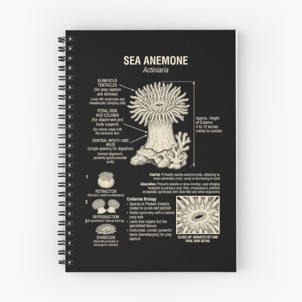 Item preview, Sea Anemone Scientific Anatomy Biology Animal Lover designed and sold by Kimberley King Art  King Art.