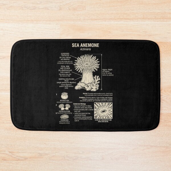 Item preview, Sea Anemone Scientific Anatomy Biology Animal Lover designed and sold by Kimberley King Art  King Art.