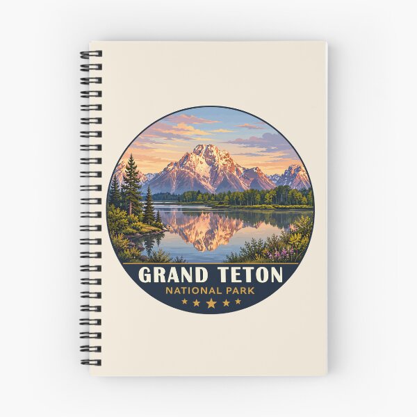 Item preview, Grand Teton National Park Retro Sticker designed and sold by Gideon Emmerich.