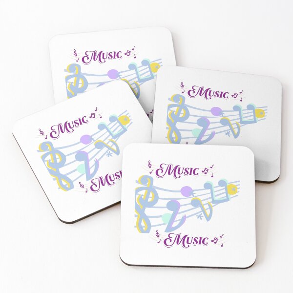 Item preview, Vibrant Music Notes Wave – Colorful Musical Art designed and sold by EdgeSphere.