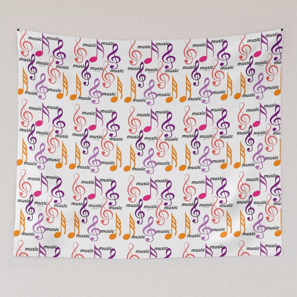 Item preview, Colorful Music Notes Pattern – Vibrant Artistic Music Design designed and sold by EdgeSphere.