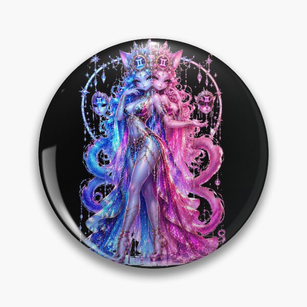 Item preview, Emily the Cosmic Cat - Gemini Zodiac Sign designed and sold by ChaEmm_Studio.