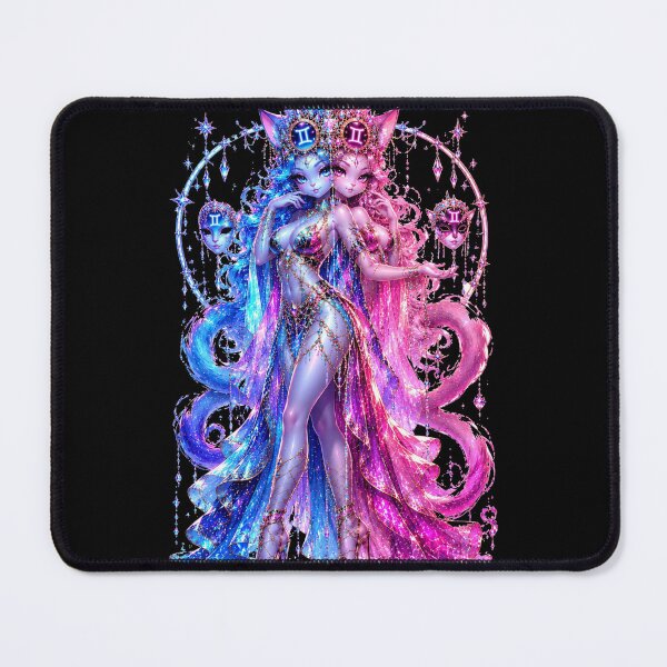 Item preview, Emily the Cosmic Cat - Gemini Zodiac Sign designed and sold by ChaEmm_Studio.