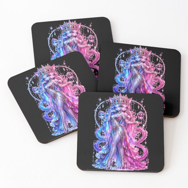 Item preview, Emily the Cosmic Cat - Gemini Zodiac Sign designed and sold by ChaEmm_Studio.