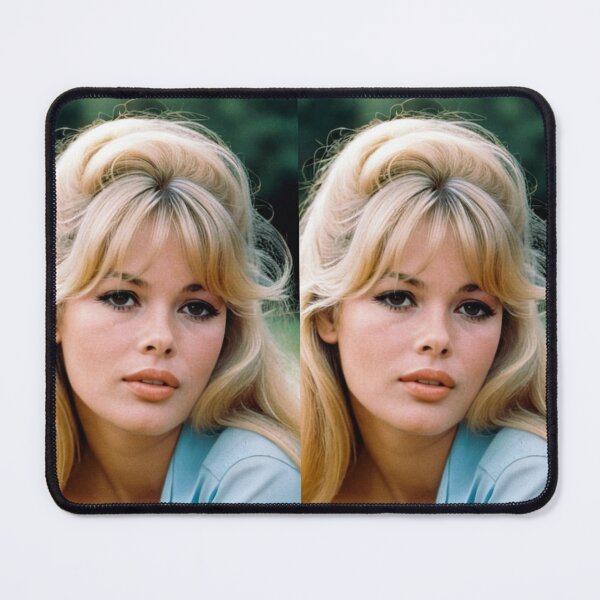 Item preview, Cinema - Great French Actress, Wavy Blonde Portrait against Greenery of the 1960s designed and sold by Beat-It.