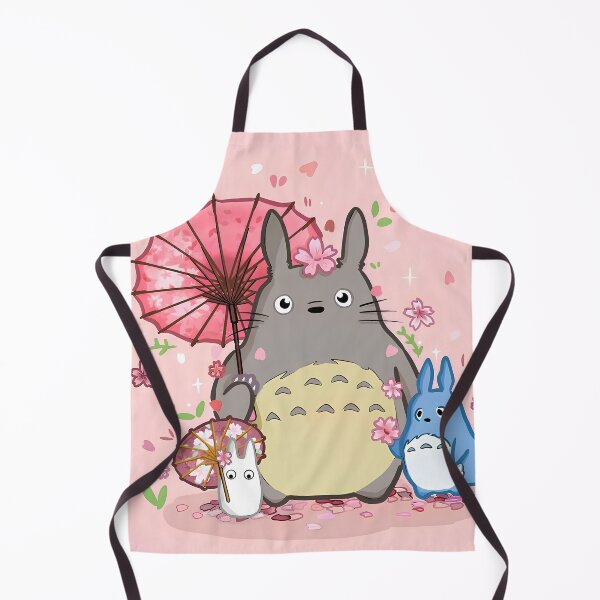 Item preview, Cute kawaii monster [[totoros]] -%[ghiblis]%-pink umbrella aways  designed and sold by kuumeiji.