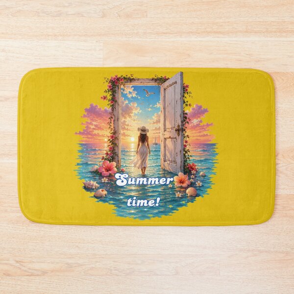 Item preview, Open the Door to Summer | Dreamy Ocean Sunset Beach Art designed and sold by VariusDesigns.