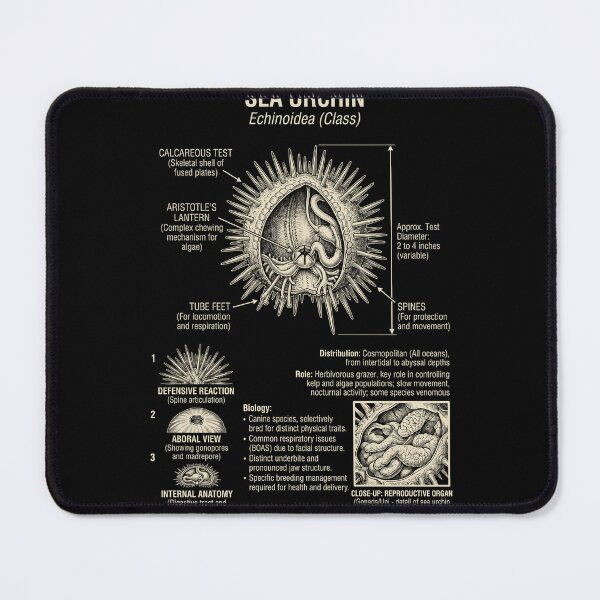 Item preview, Sea Urchin Scientific Anatomy Biology Animal Lover designed and sold by Kimberley King Art King Art.