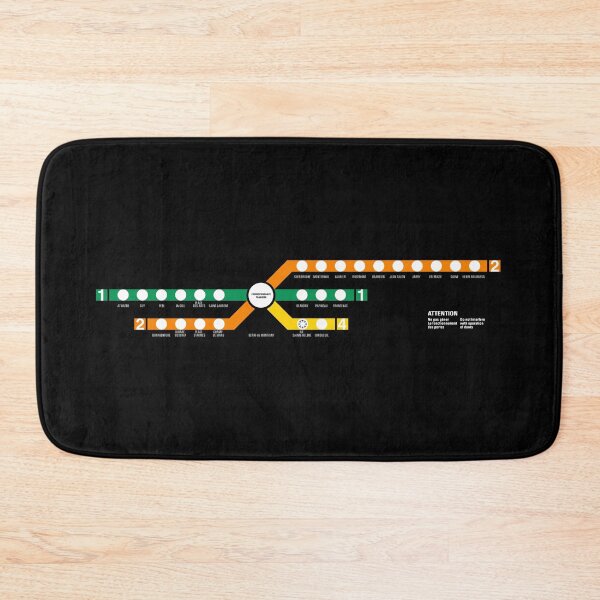 Item preview, Metro Montreal's 1967 Map designed and sold by The Nostalgia Vault.