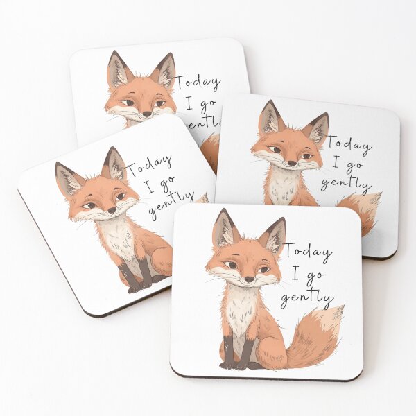 Item preview, Sitting vixen "Today i go gently" designed and sold by Art70shop.