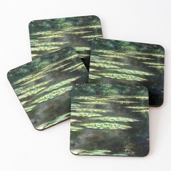 Item preview, Water Lilies: Impression of Reflections & Blossoming Surfaces (6) designed and sold by artdesignsnow.