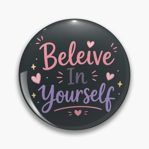 Item preview, Believe In Yourself Cute Motivational Quote Design | Kawaii Pastel Typography designed and sold by Sanika arts .