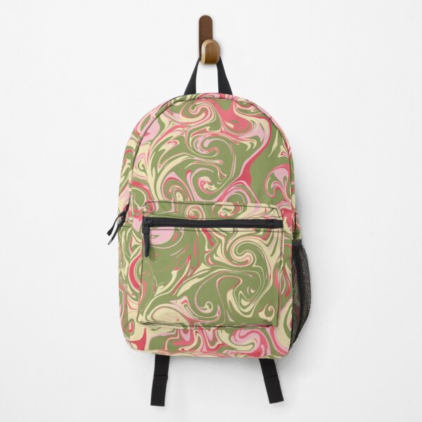 Item preview, pink & green Multicolor Flow Design designed and sold by gemsstickers1.