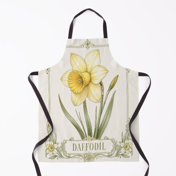 Item preview, March Birth Flower Daffodil T-Shirt, Vintage Botanical Tee, Ivory Floral Illustration Shirt, Birthday Gift for Her, March Birthday Flower Graphic designed and sold by SunnyDesign82.