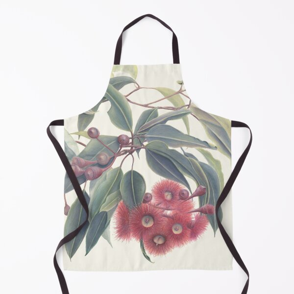 Item preview, Red Eucalyptus Australian Flowers and Leaves Art Rachael Curry designed and sold by RachaelCurryArt.
