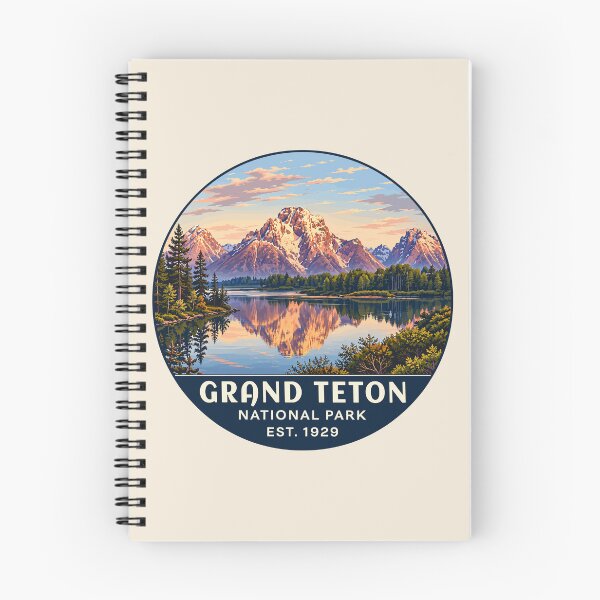 Item preview, Grand Teton National Park Retro Sticker designed and sold by Gideon Emmerich.