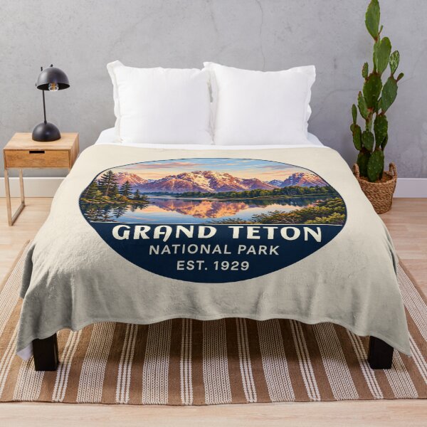 Item preview, Grand Teton National Park Retro Sticker designed and sold by Gideon Emmerich.