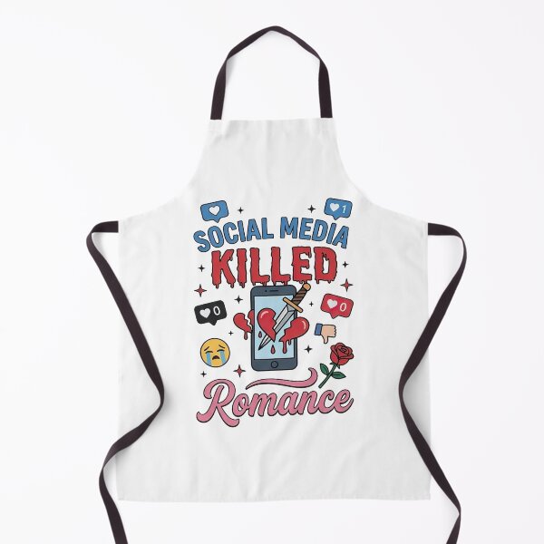 Item preview, Social Media Killed Romance designed and sold by graphic-genie.